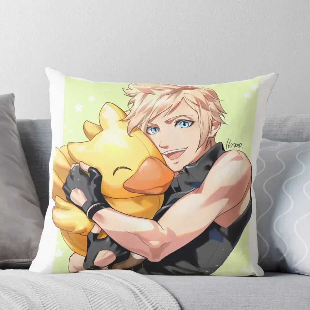 Chocobo Throw pillowcase