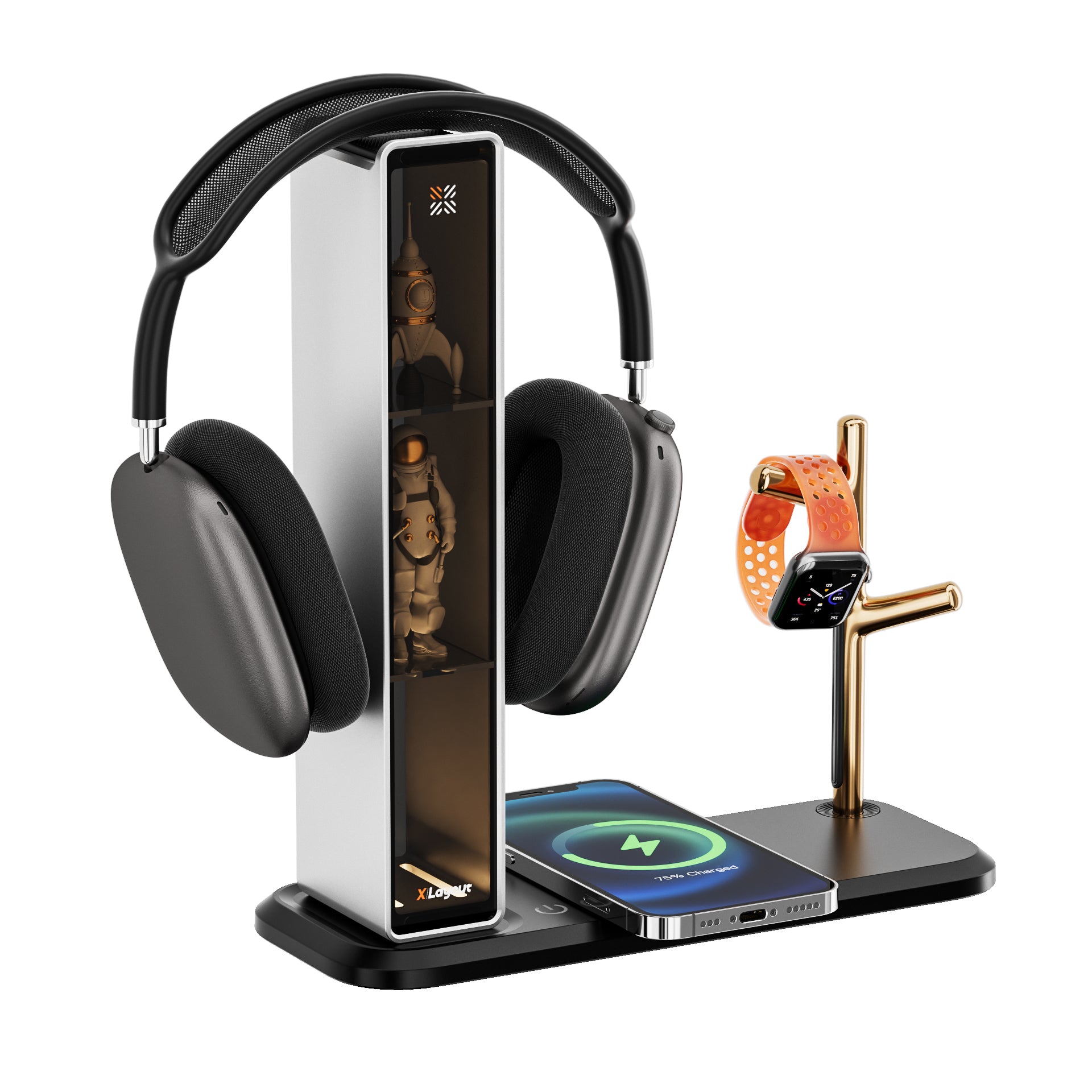 X-Plant All-in-One Headphone Stand Organizer