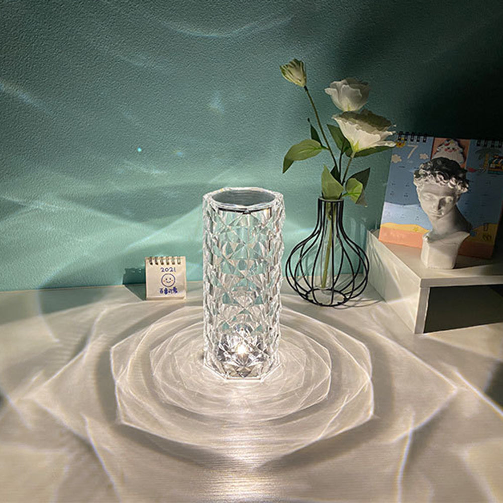 Nordic Crystal Lamp USB Table Lamp