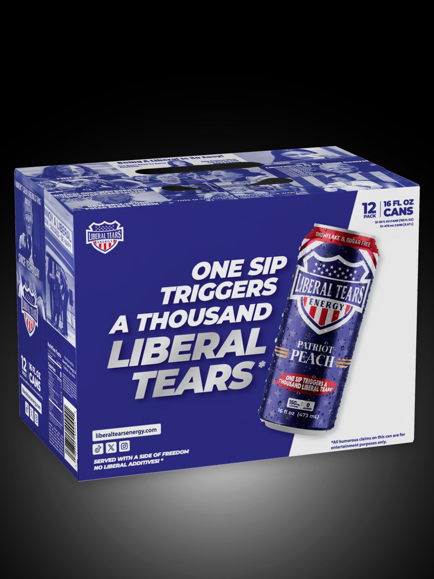 Liberal Tears Energy Drink - 12 Pack