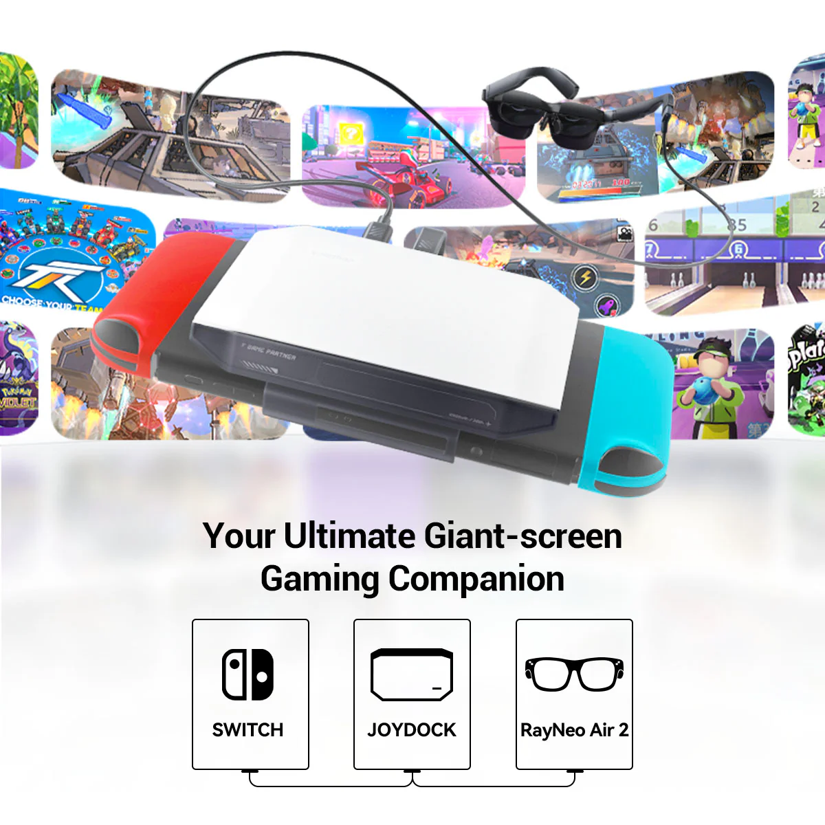 RayNeo JoyDock: Your Ultimate Giant-screen Gaming Companion - the Lowest Price in 2024