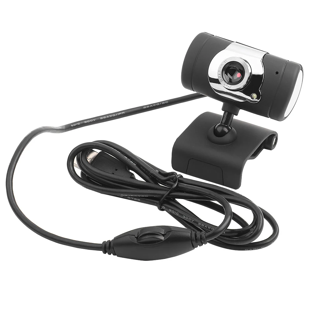 Computer Camera USB Clip Base High Definition Built In Sound Absorbing Microphone