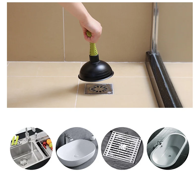 Push-on Kitchen Appliance To Unclog The Sewer