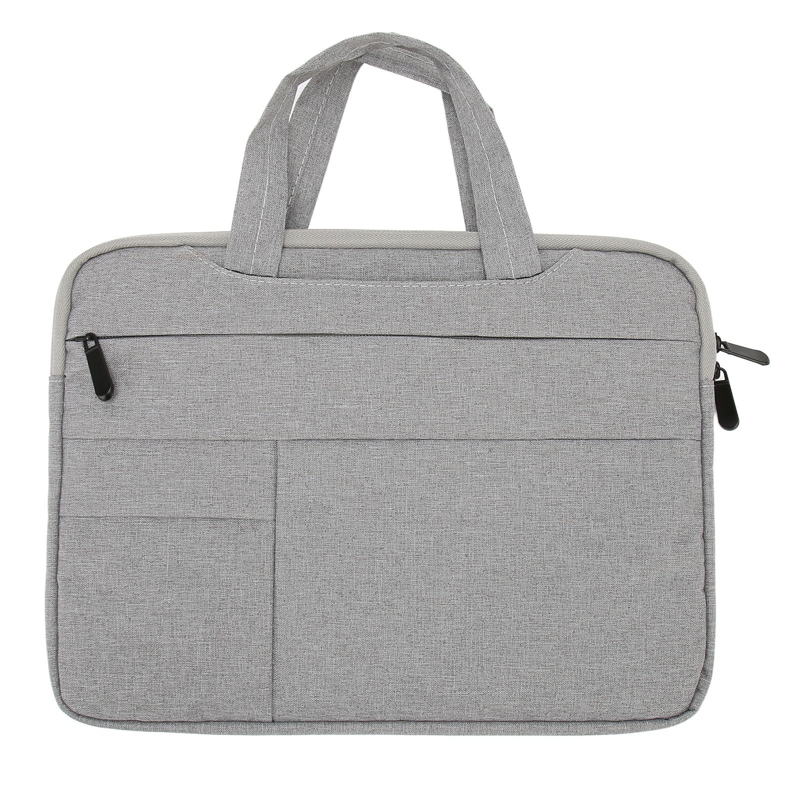 Laptop Case Waterproof Oxford Cloth Double Zipper Portable Laptop Protective Sleeve Light Gray Light Gray 15 Inch