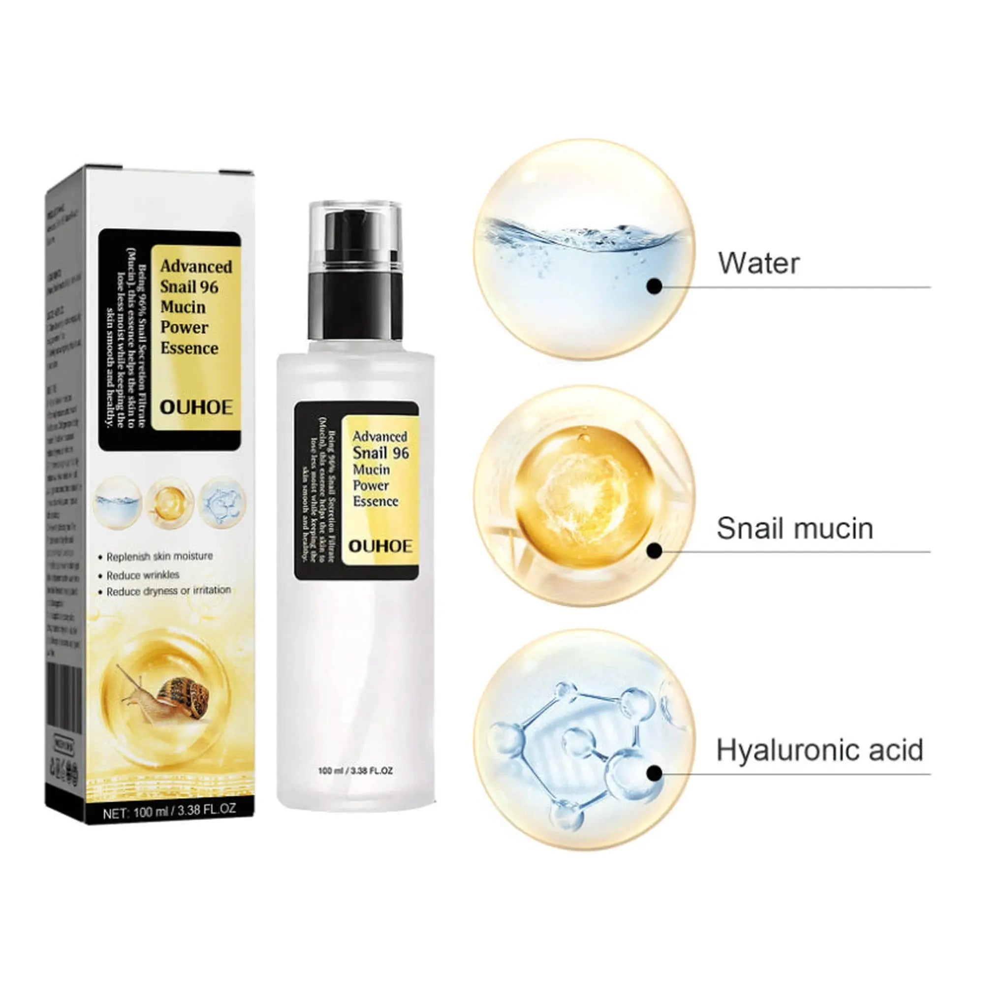 Snail Mucin 96% Power Repairing Essence