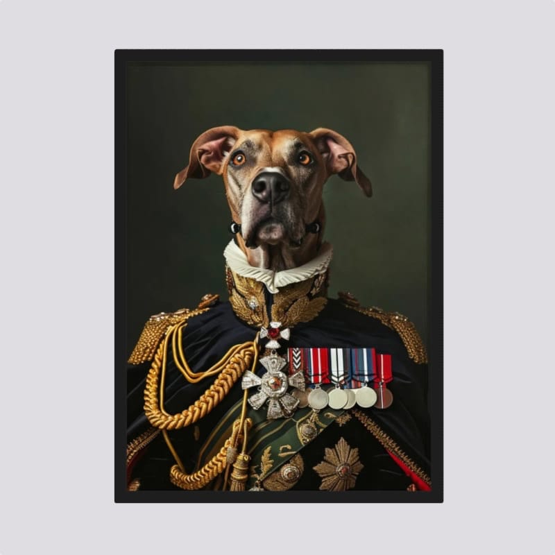 Royal pets portrait, Custom pet portrait