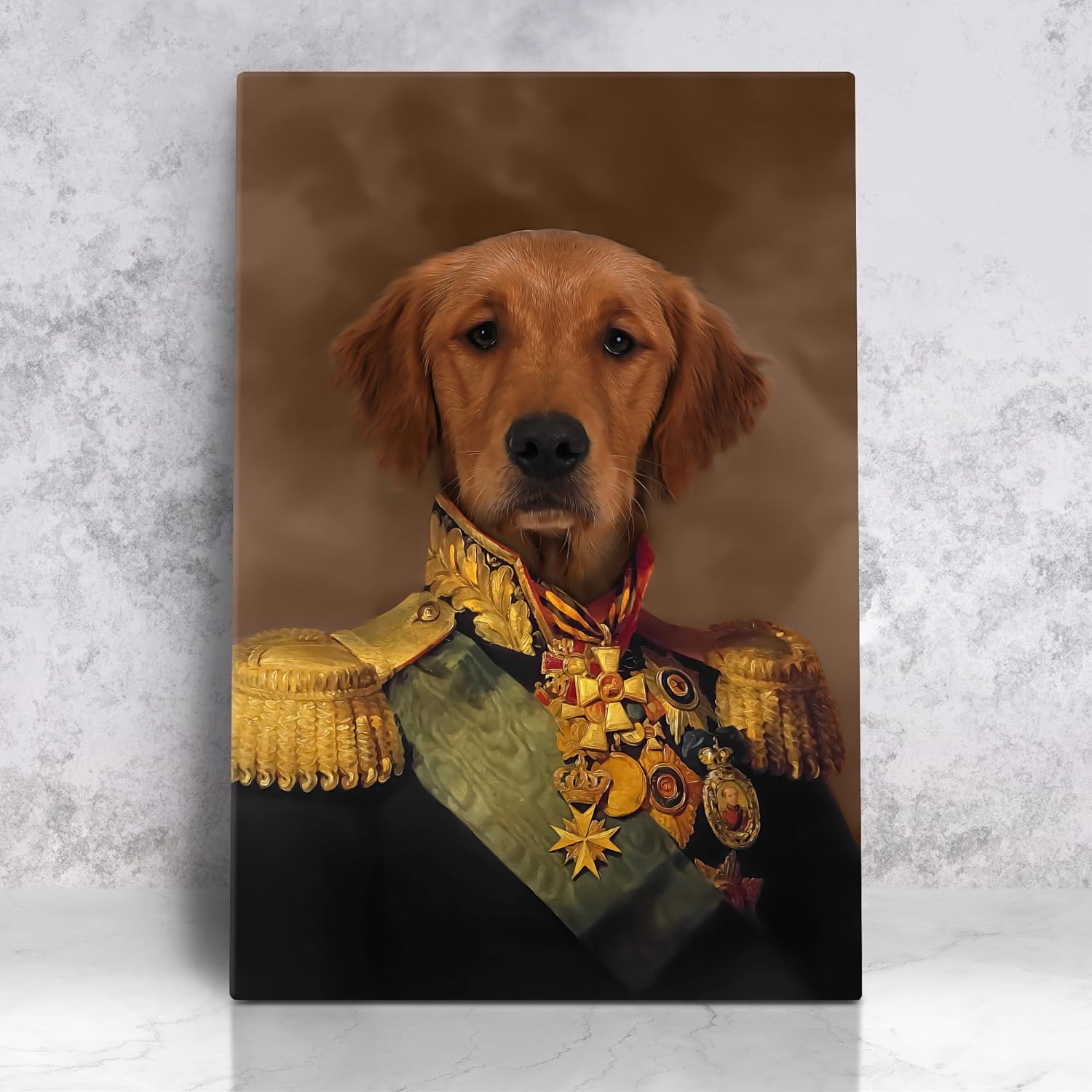 Seebeellar | Royal pets portrait, Custom pet Canvas