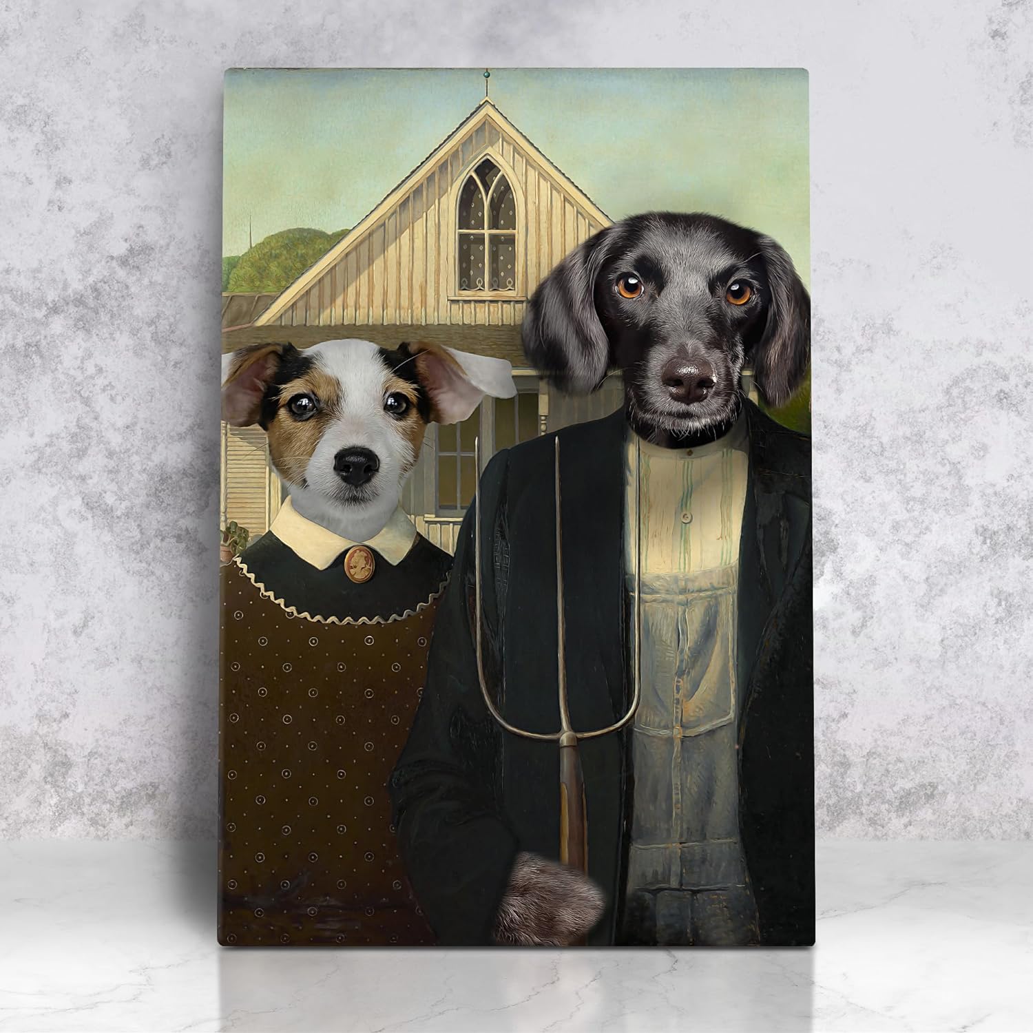 Seebeellar | Royal pets portrait, Custom pet Canvas