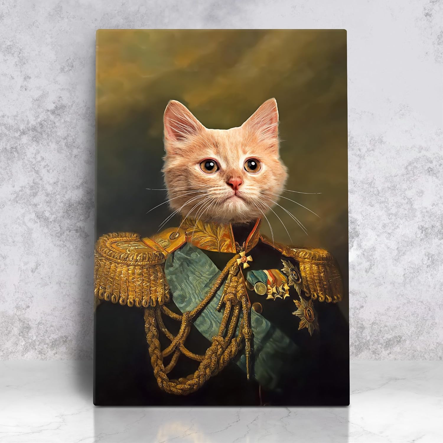 Seebeellar | Royal pets portrait, Custom pet Canvas
