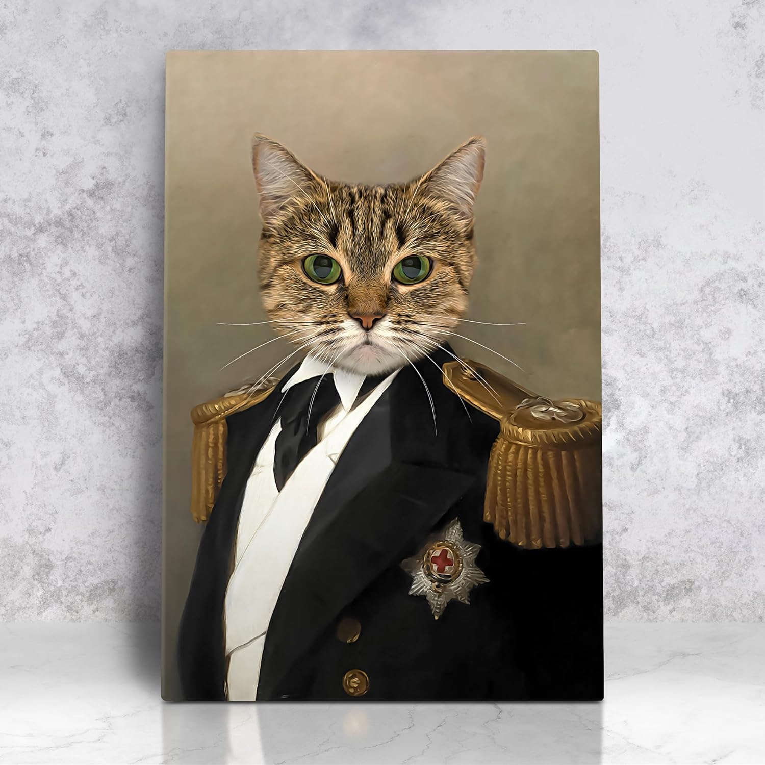 Seebeellar | Royal pets portrait, Custom pet Canvas