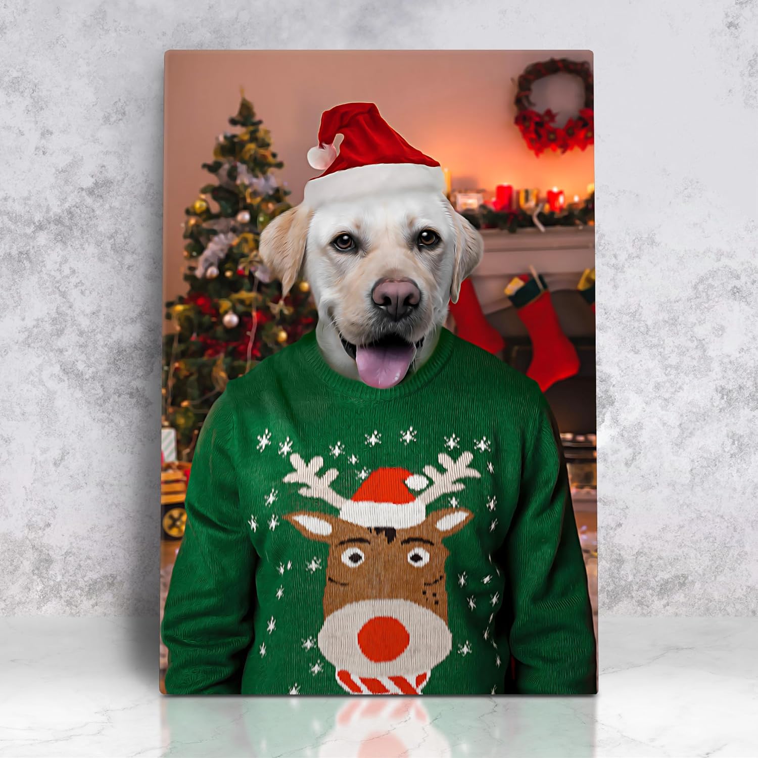 Royal pets portrait, Custom pet Canvas