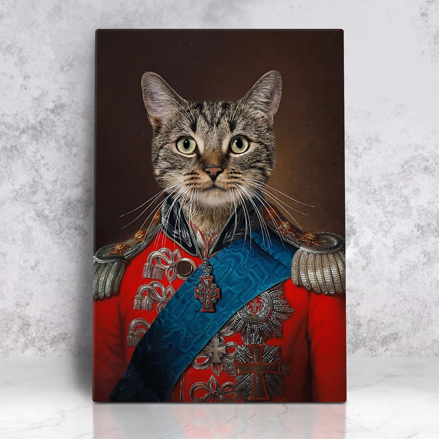 Seebeellar | Royal pets portrait, Custom pet Canvas