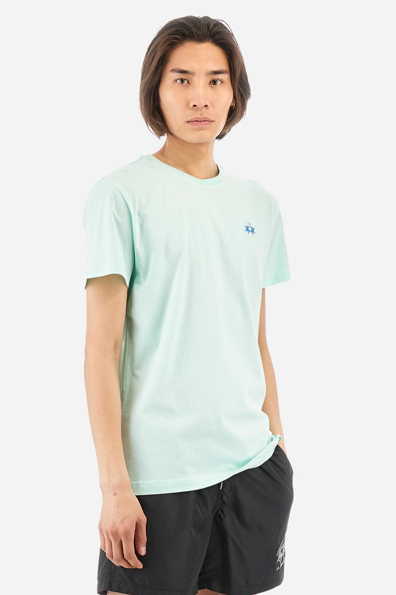 T-shirt regular fit in cotone - Serge