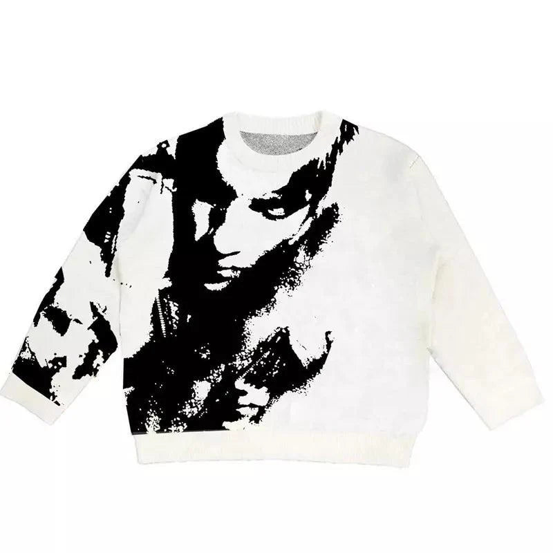 Abstract Face Sweatshirt