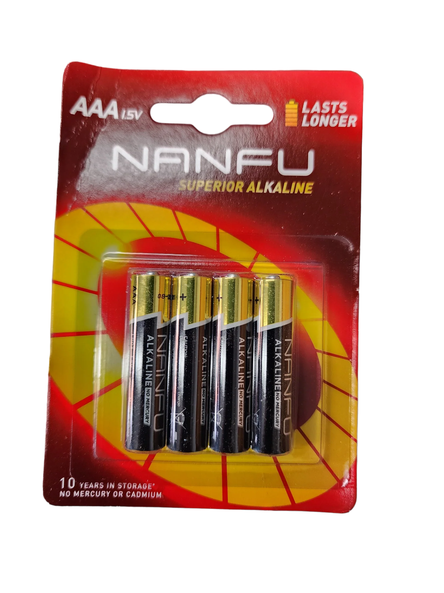 NANFU Superior Alkaline AAA 4 pack