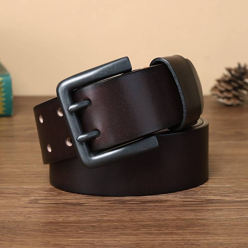 Classic Handmade Double Prong Widen Belt