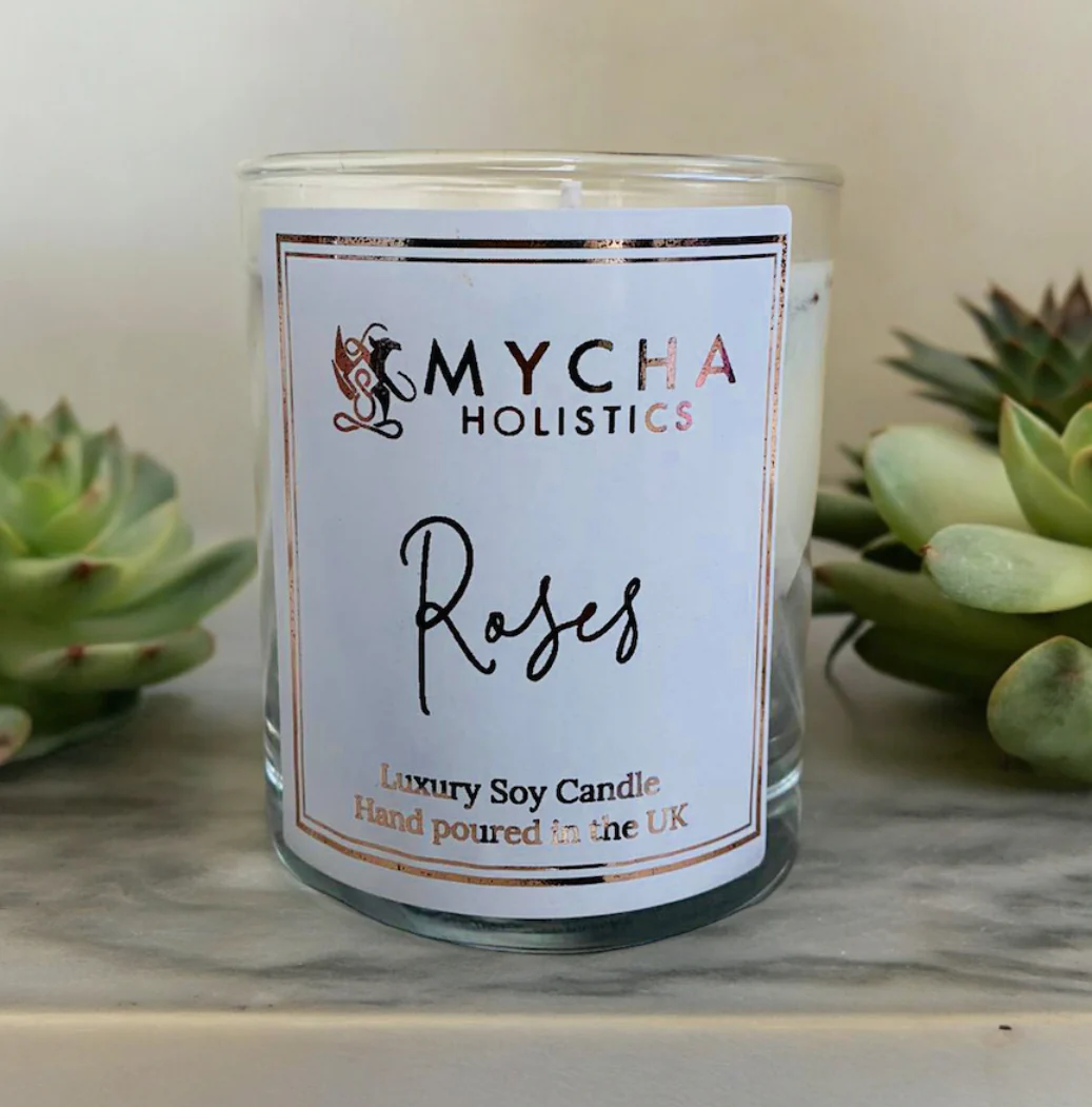 Roses Candle