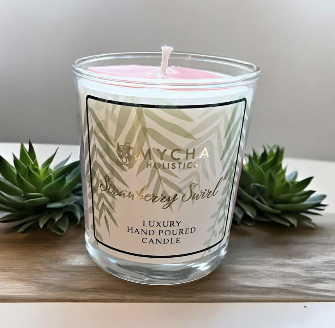 Strawberry Swirl Candle