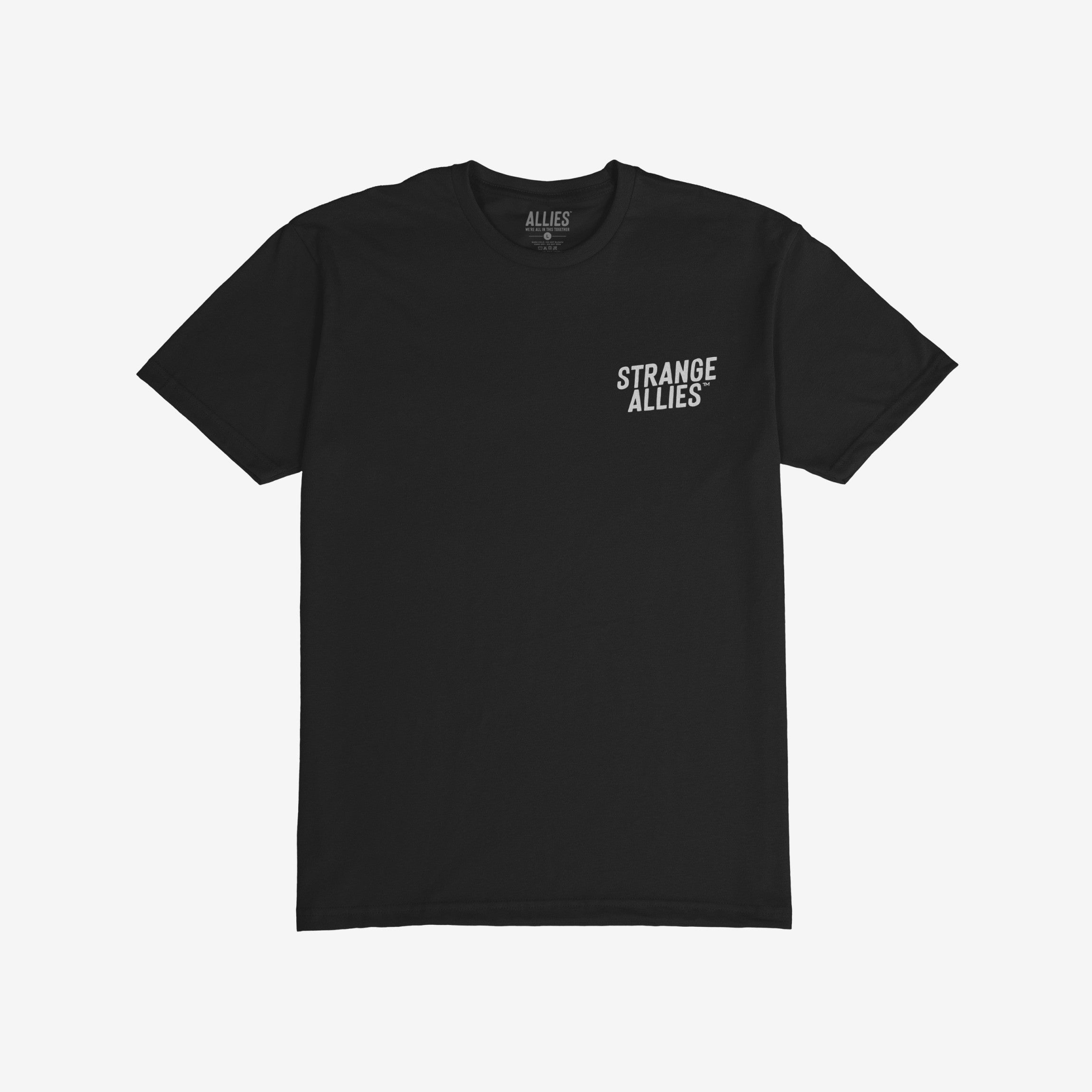 Strange Allies Chest Print T-shirt