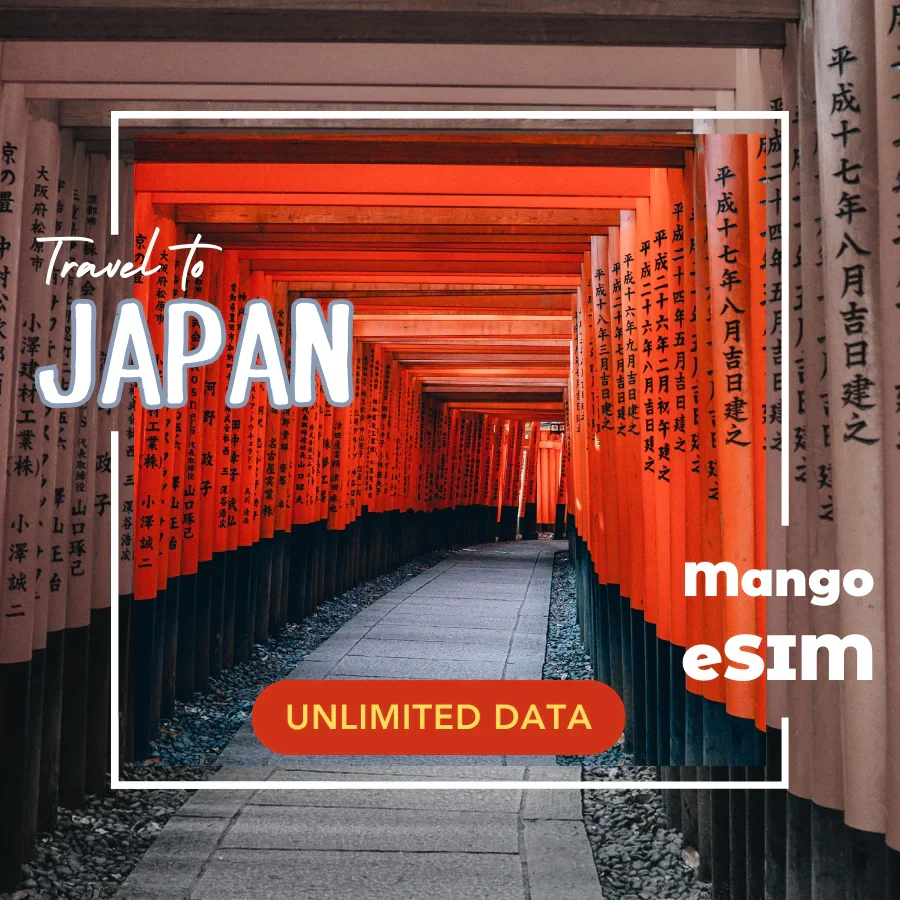 Japan eSIM Unlimited Data | DOCOMO / Softbank / KDDI 5G High Speed / 4G