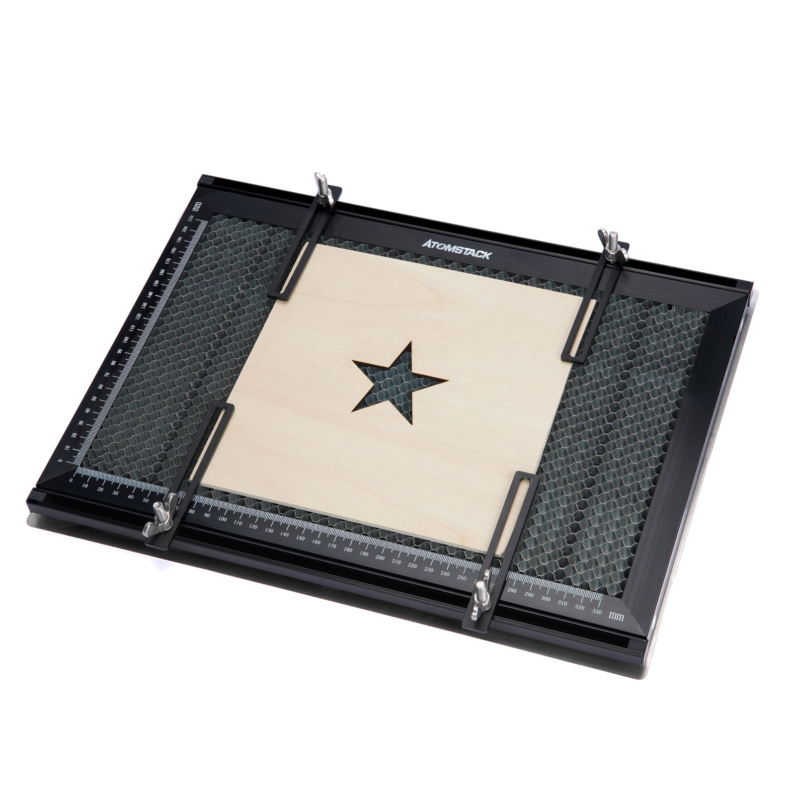 ATOMSTACK F1 Laser Cutting Honeycomb Working Plate 380x284x22mm with Fixture for CO2 Engraver