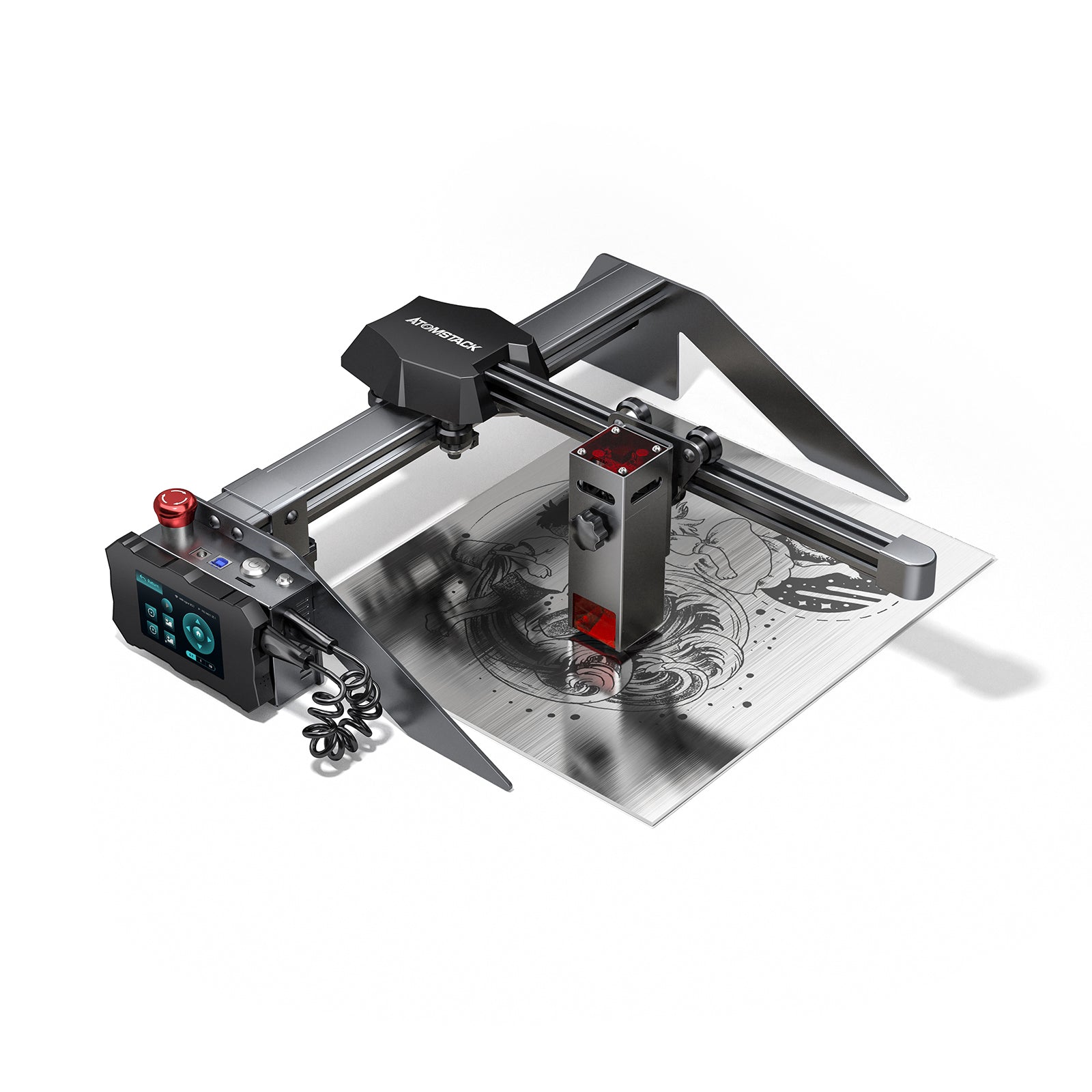 ATOMSTACK P9 M40 Laser Engraver Engraving Machine Support Offline Engraving for Wood Metal