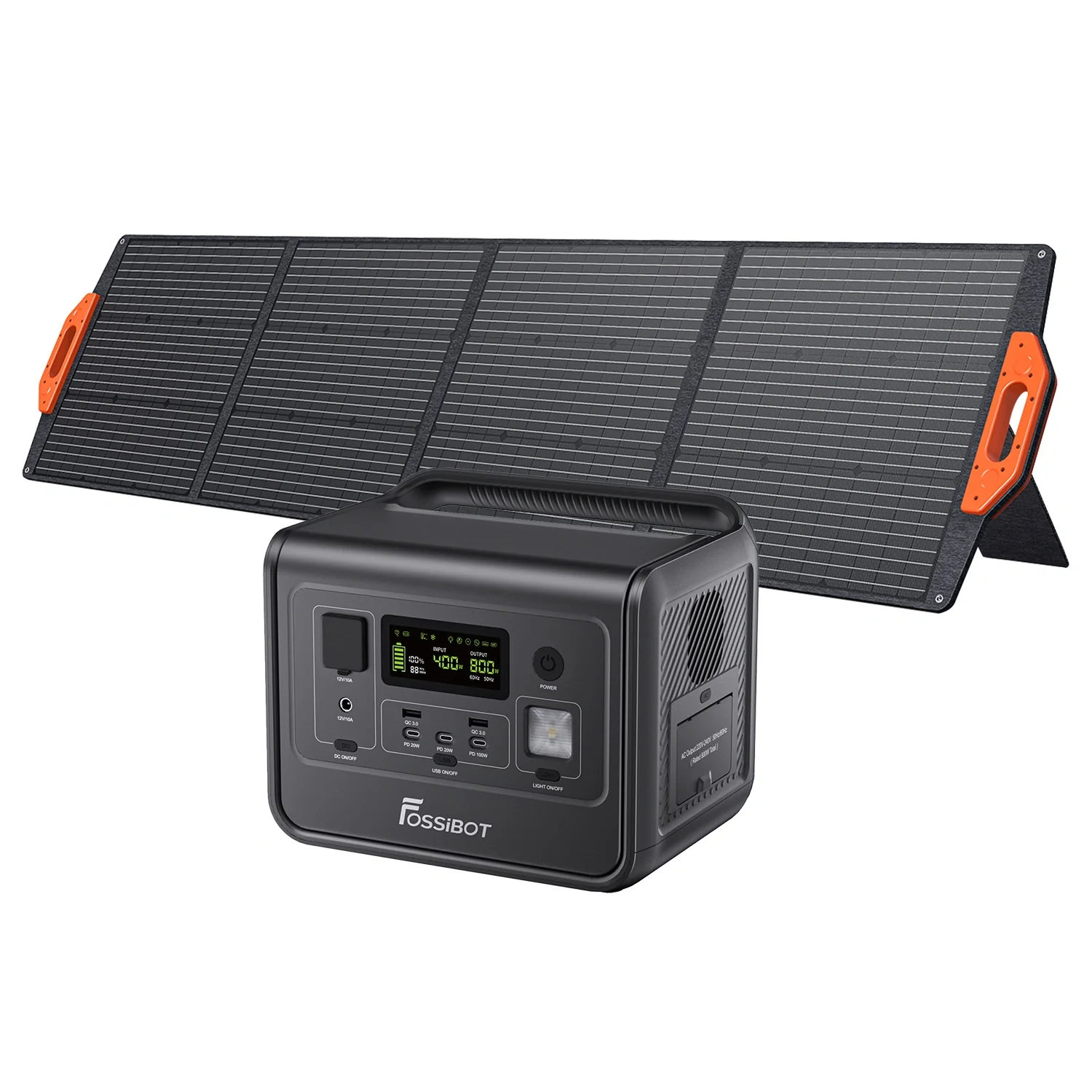 FOSSiBOT F800 + SP200 | Solar Generator Kit