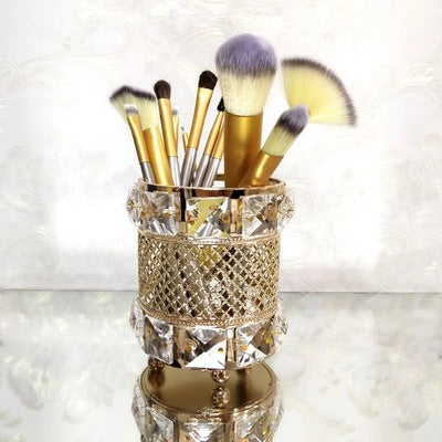 Makeup brush storage tube