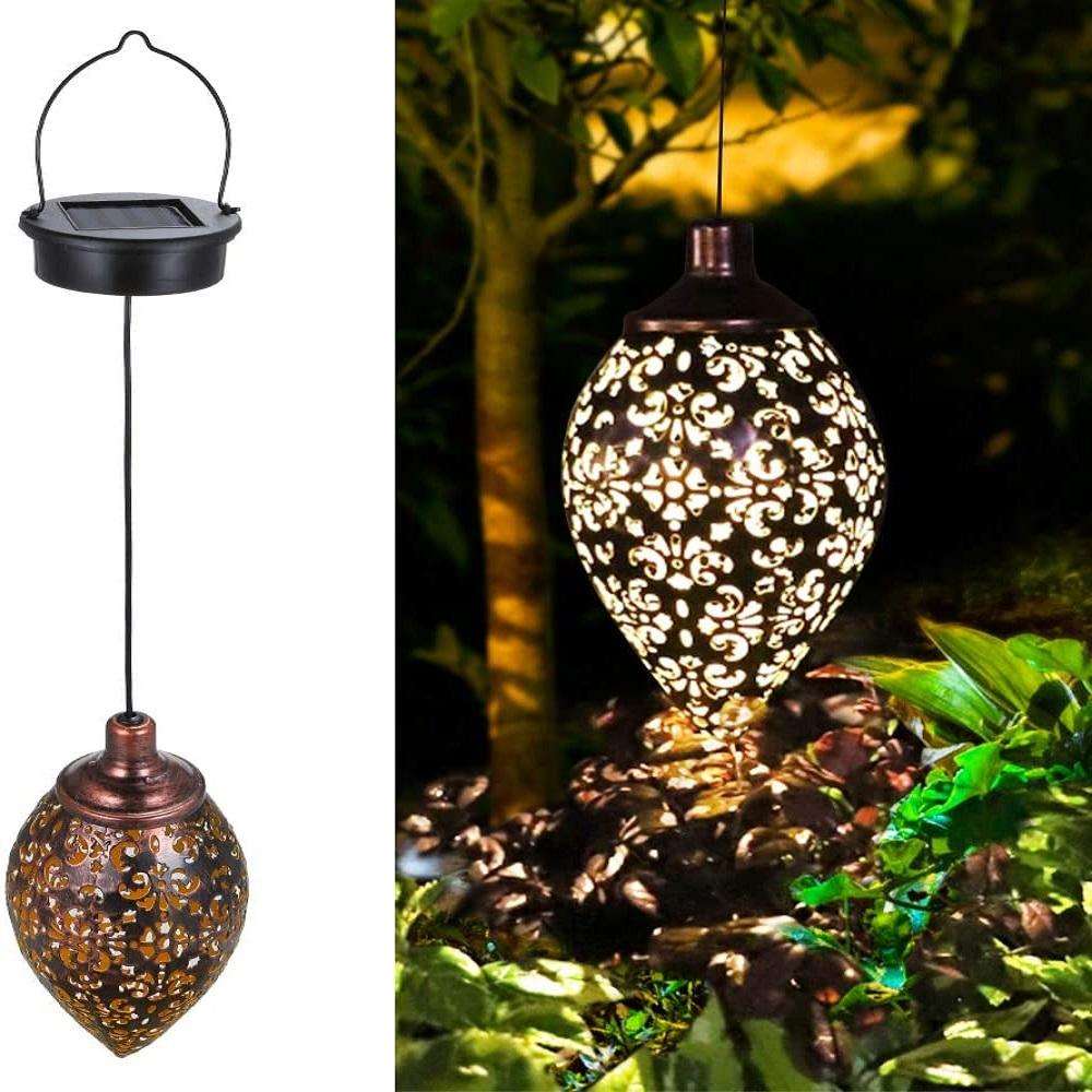 Solar LED Lantern Garland Waterproof Hanging Outdoor Light