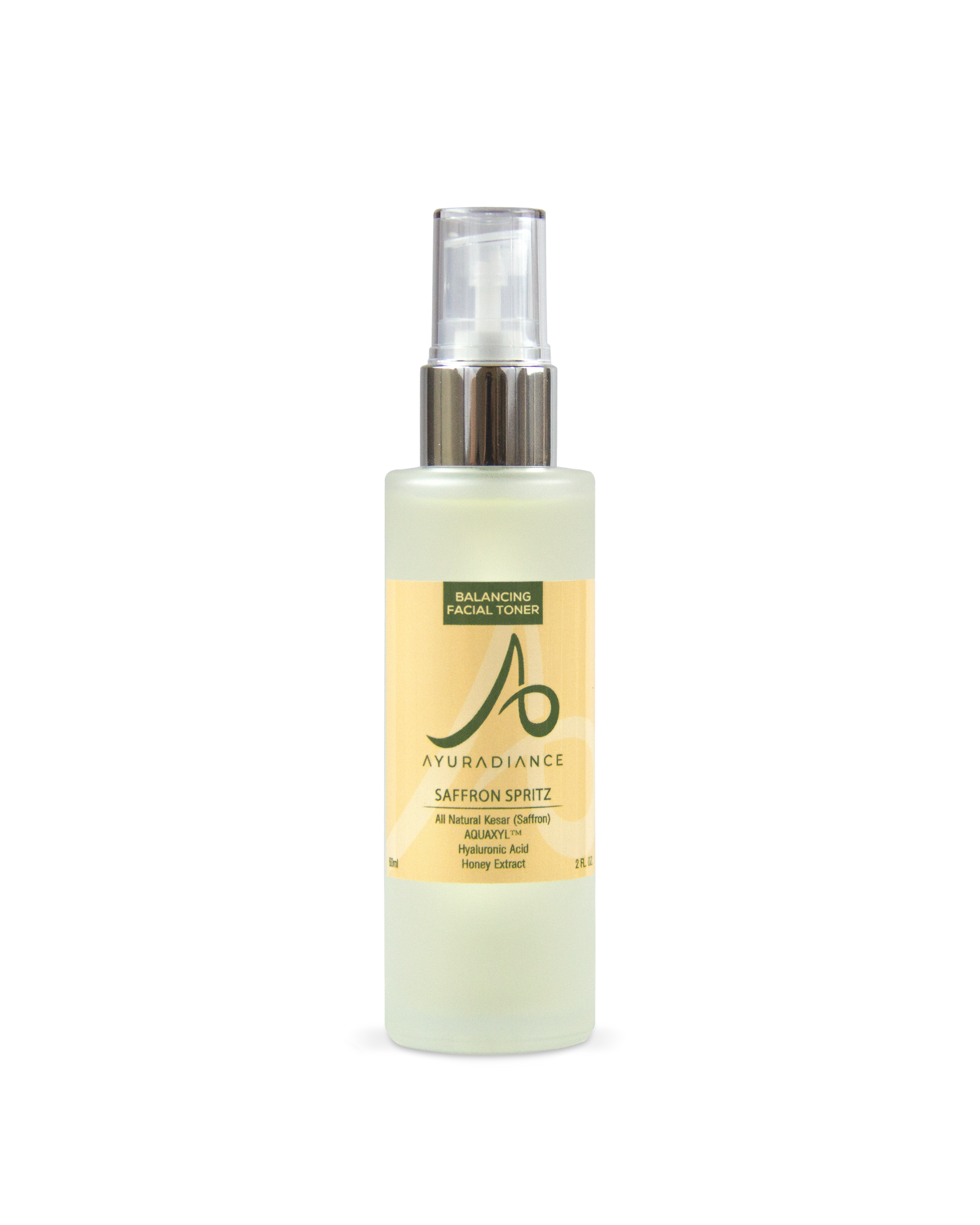 Saffron Spritz Balancing Facial Toner with Rose Water, Saffron, and AQUAXYL™