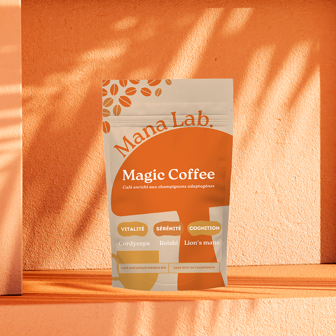 Magic Coffee - Café Complément aux champignons Adaptogènes