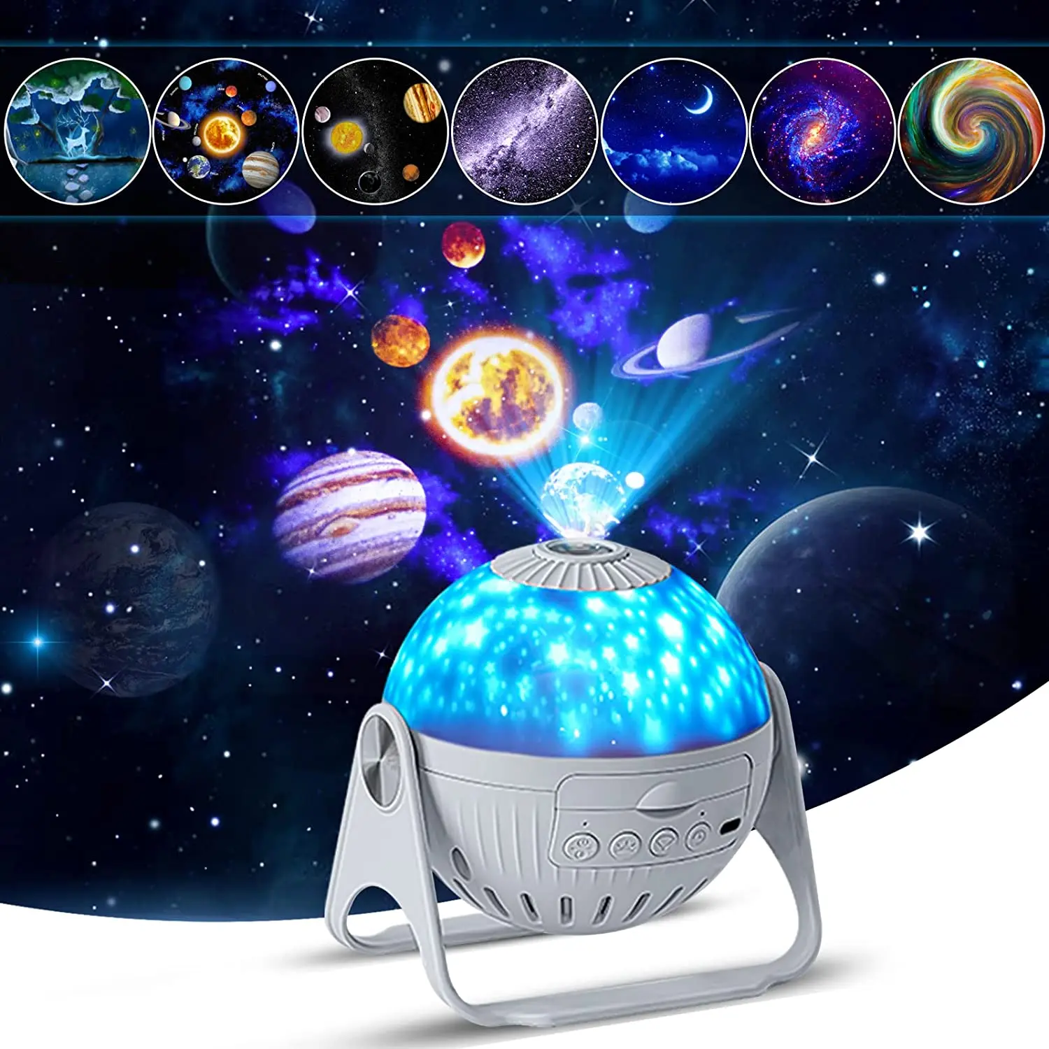 Planetarium Galaxy Night Light Projector 360° Adjustable Star Sky Night Lamp For Bedroom Home Kids Birthday Gift Toys