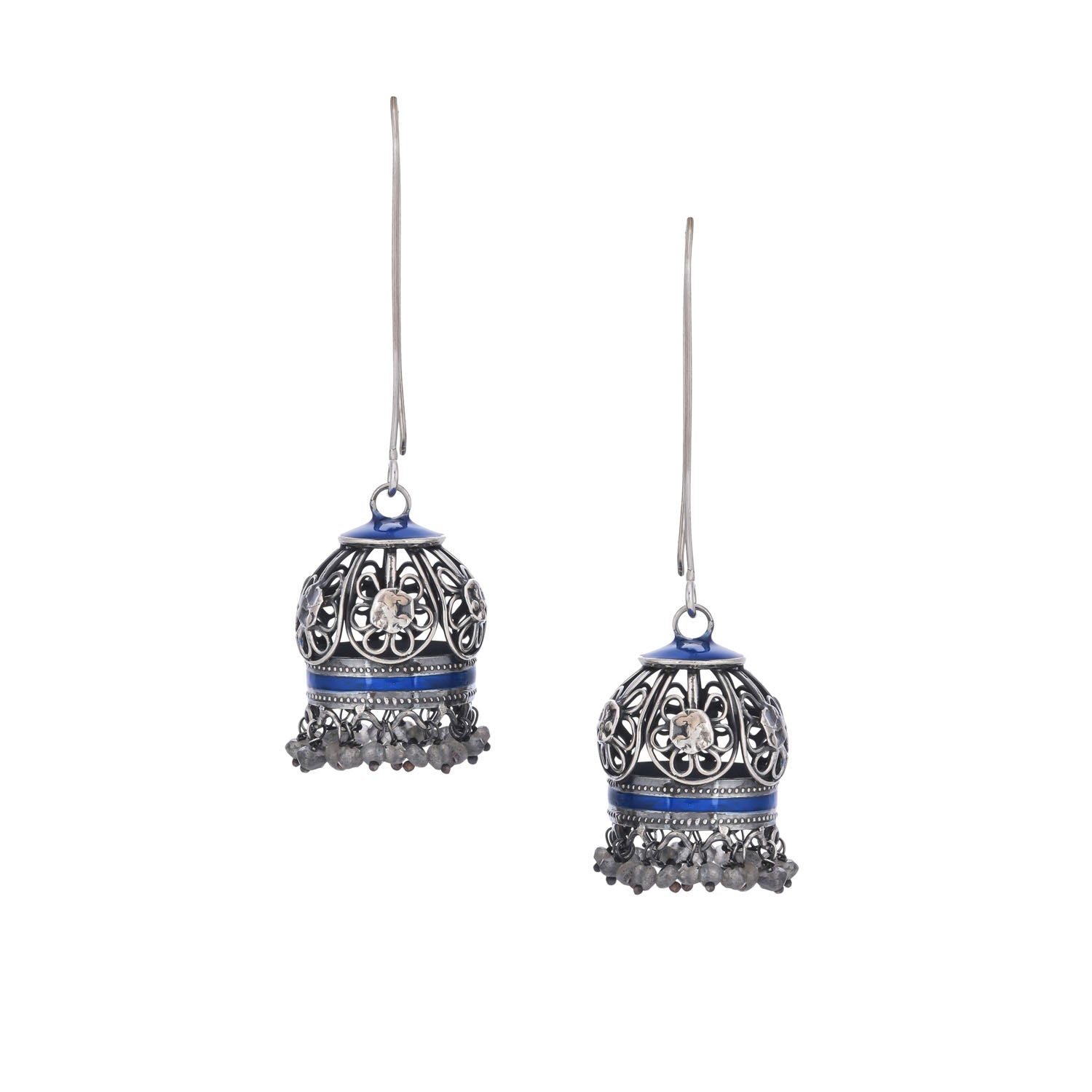 Amaltas Jhumki Midnight Blue