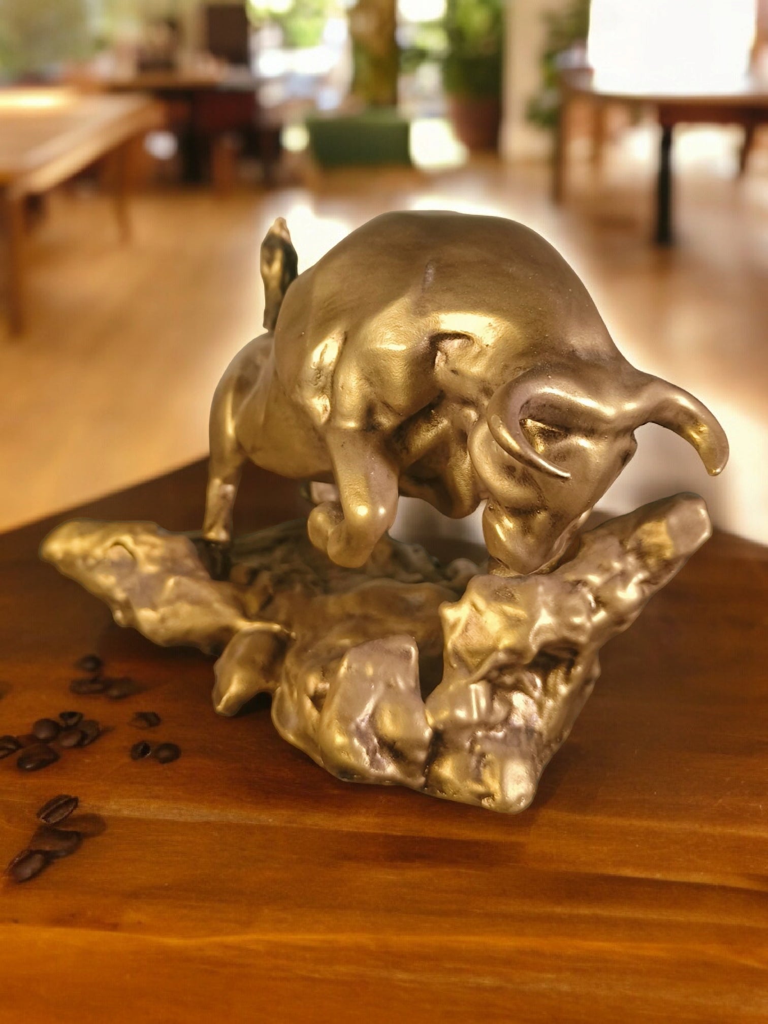 Muscle Bull Décor: Energy and Strength Embodied for Your Office