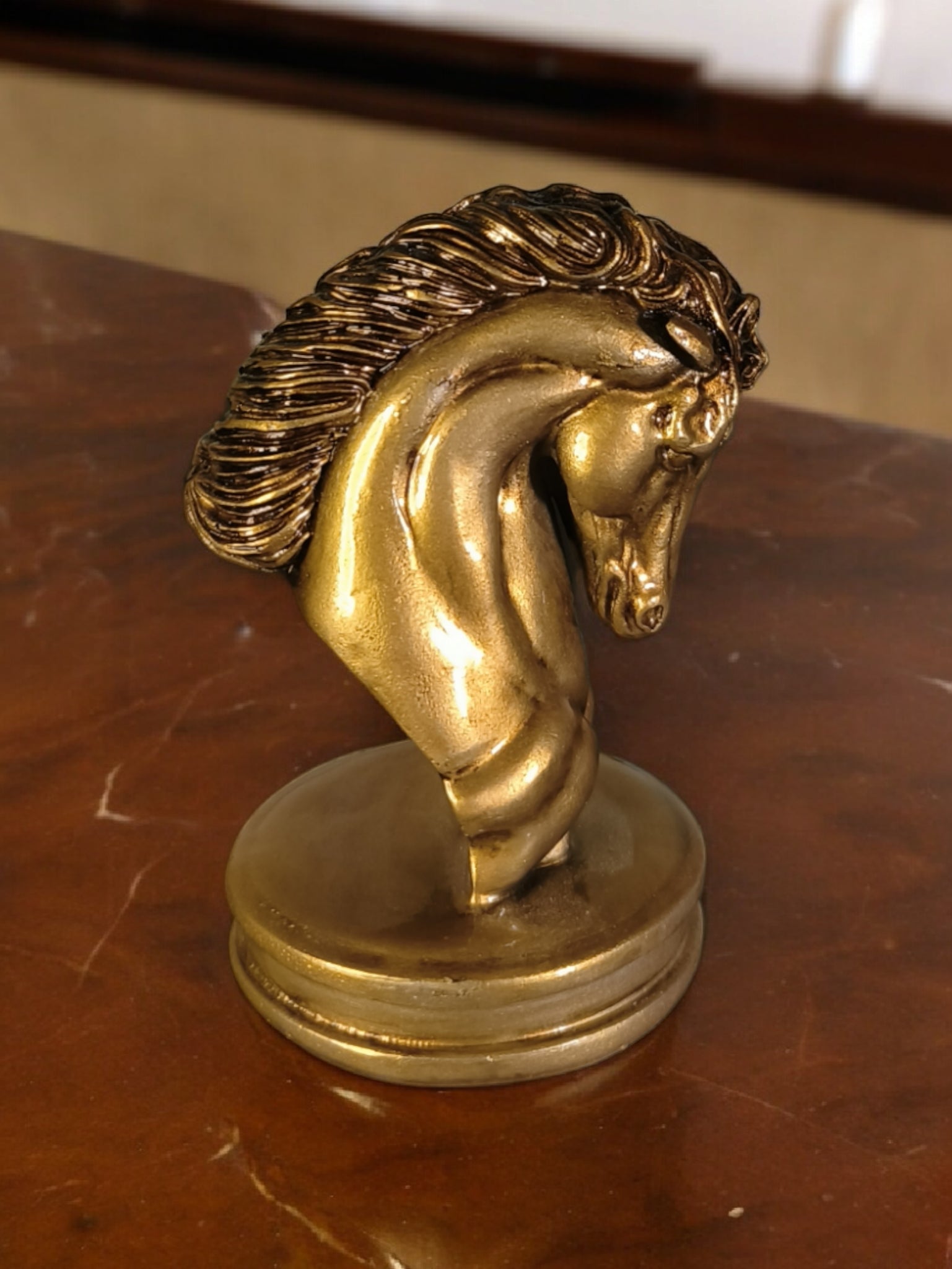 Horse Head Statue - Elegant Equestrian Décor car dashboard