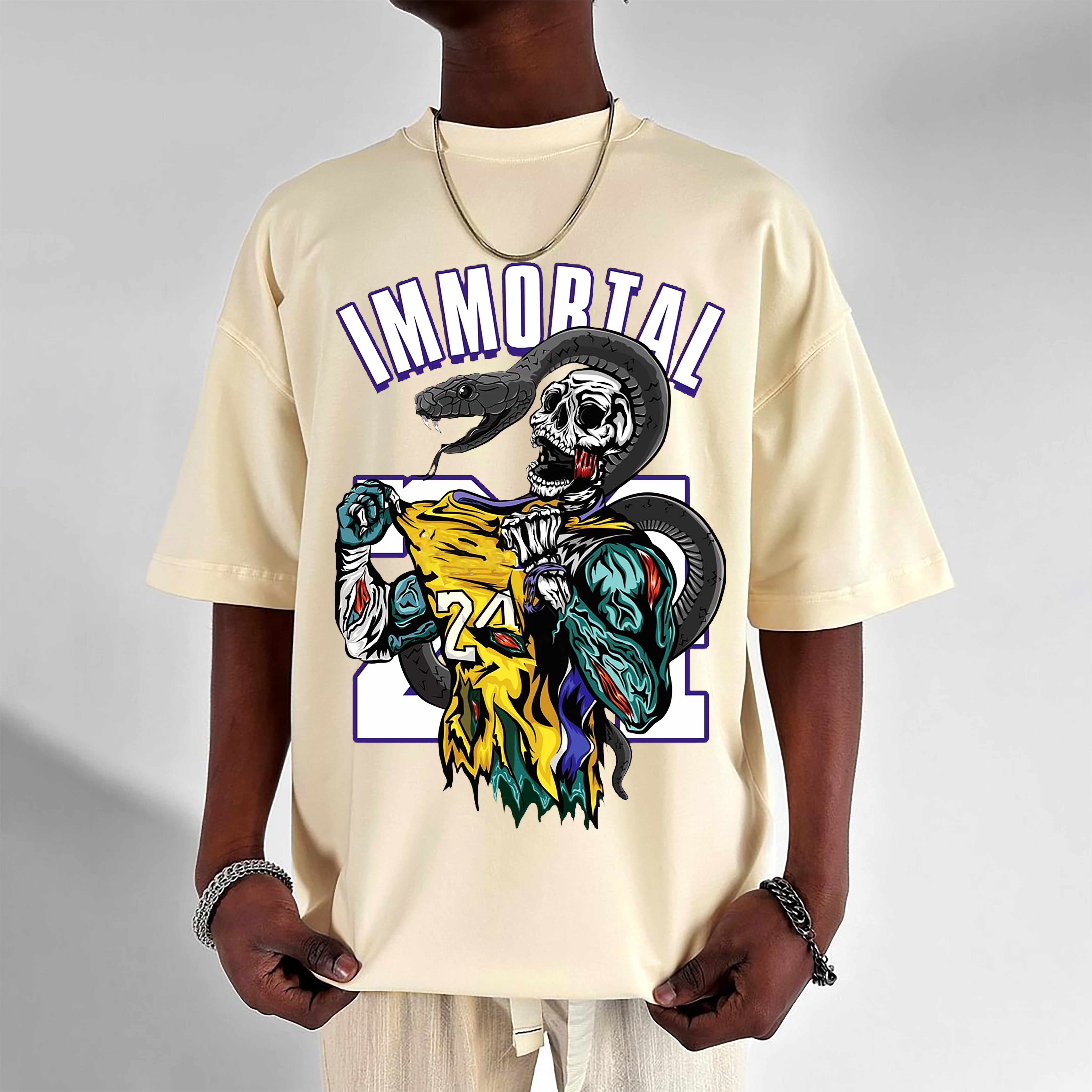 "Unleash Your Inner Baller with the Black Mamba 24 Basketball Tee - Get Your Swag On!"