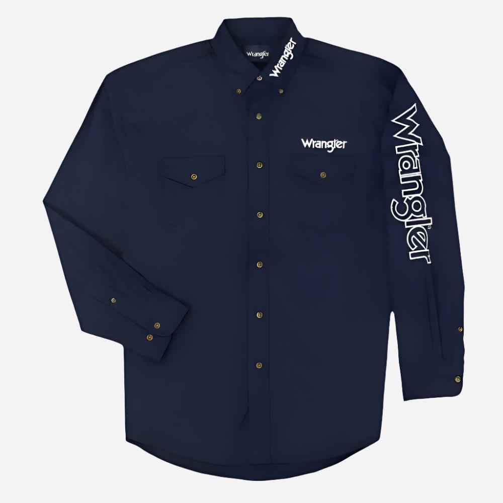 Navy Button Up Shirt