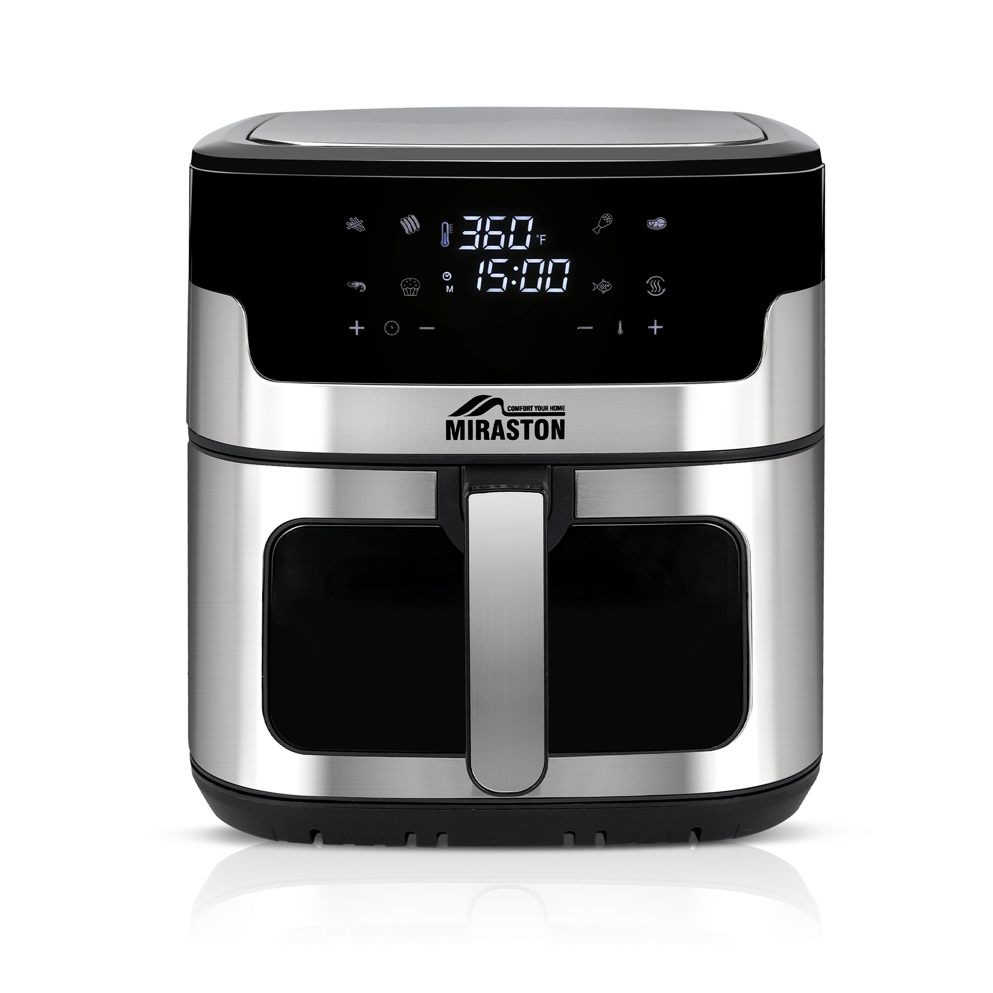MIRASTON 8-in-1 Air Fryer 8.5qt | Custom Program Options | Digital Touchscreen