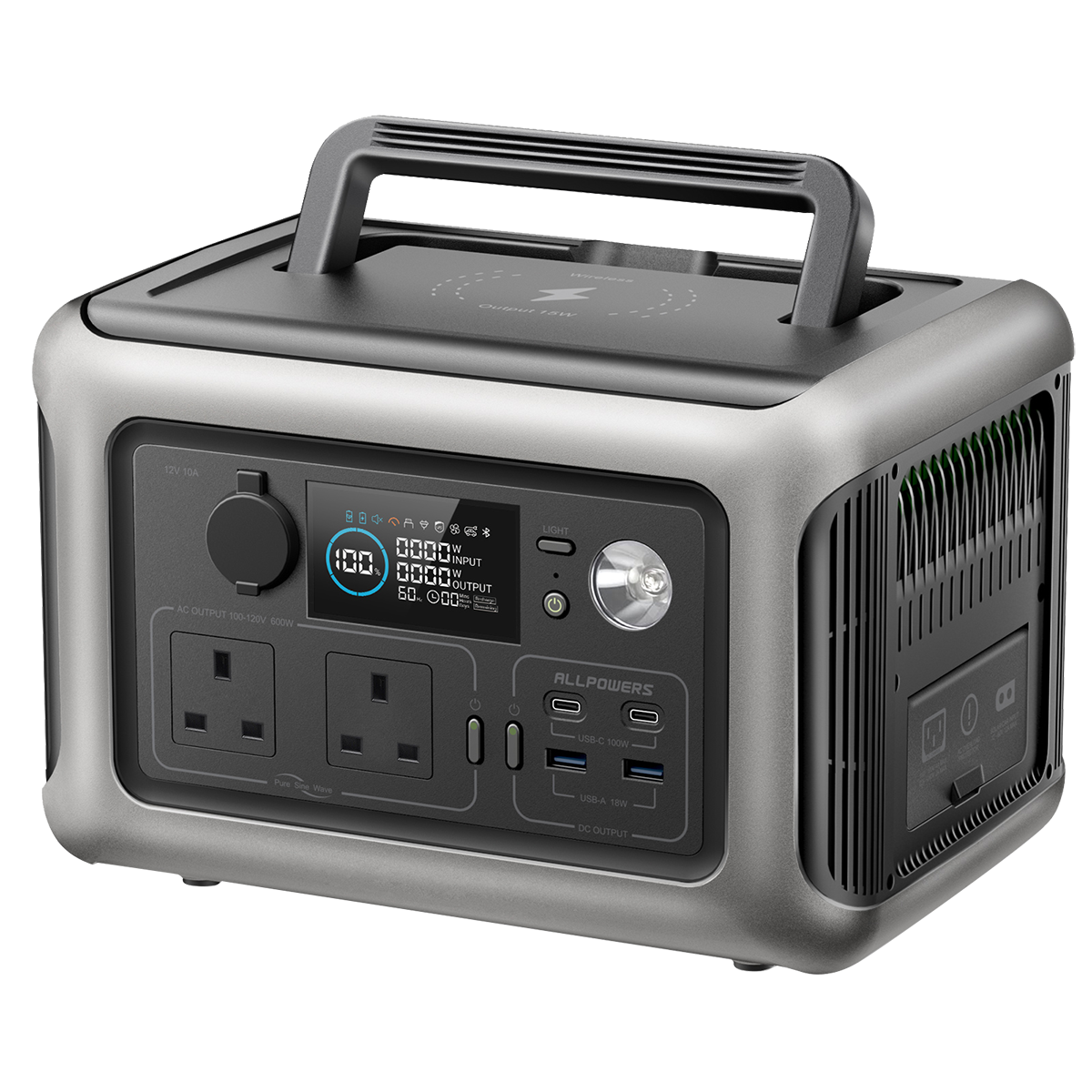 ALLPOWERS R600 Portable Power Station | 299Wh 600W