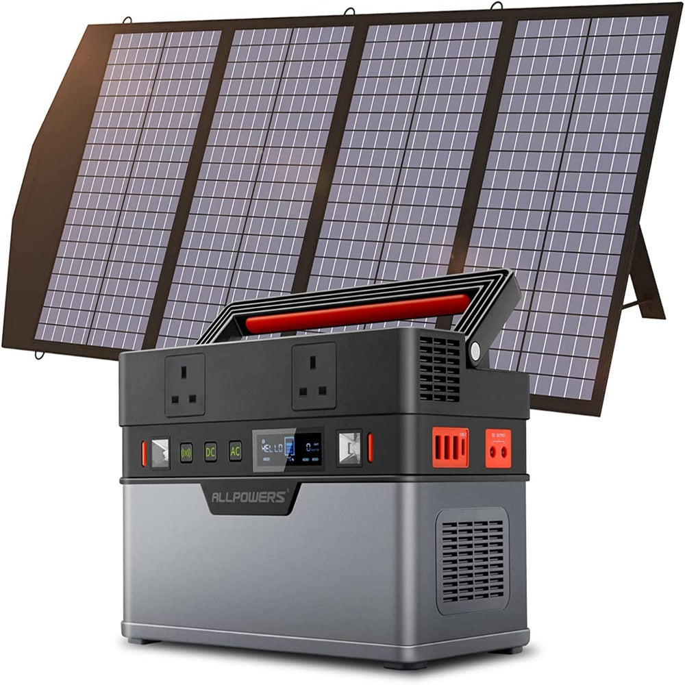 ALLPOWERS Solar Generator Kit 700W (S700 + SP029 140W Solar Panel)