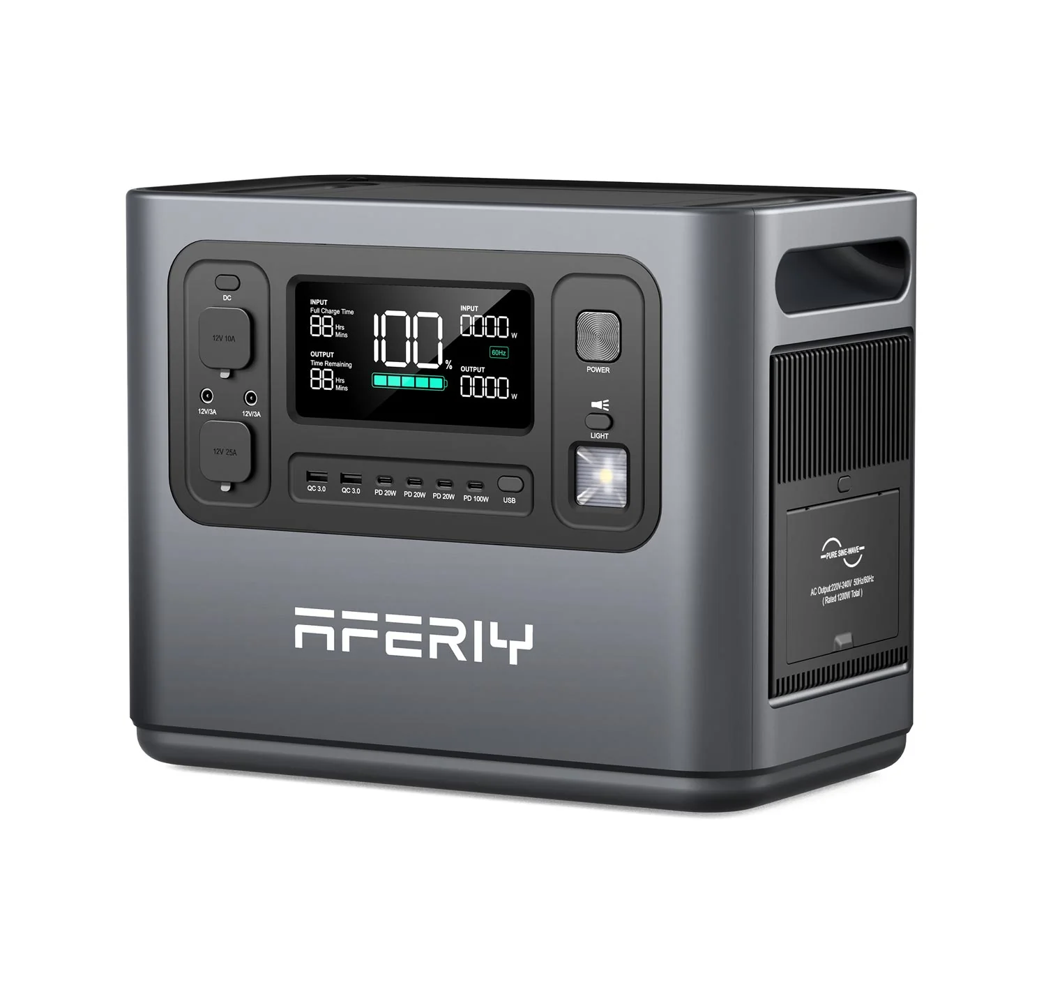 AFERIY P110 Portable Power Station 1200W 1248Wh