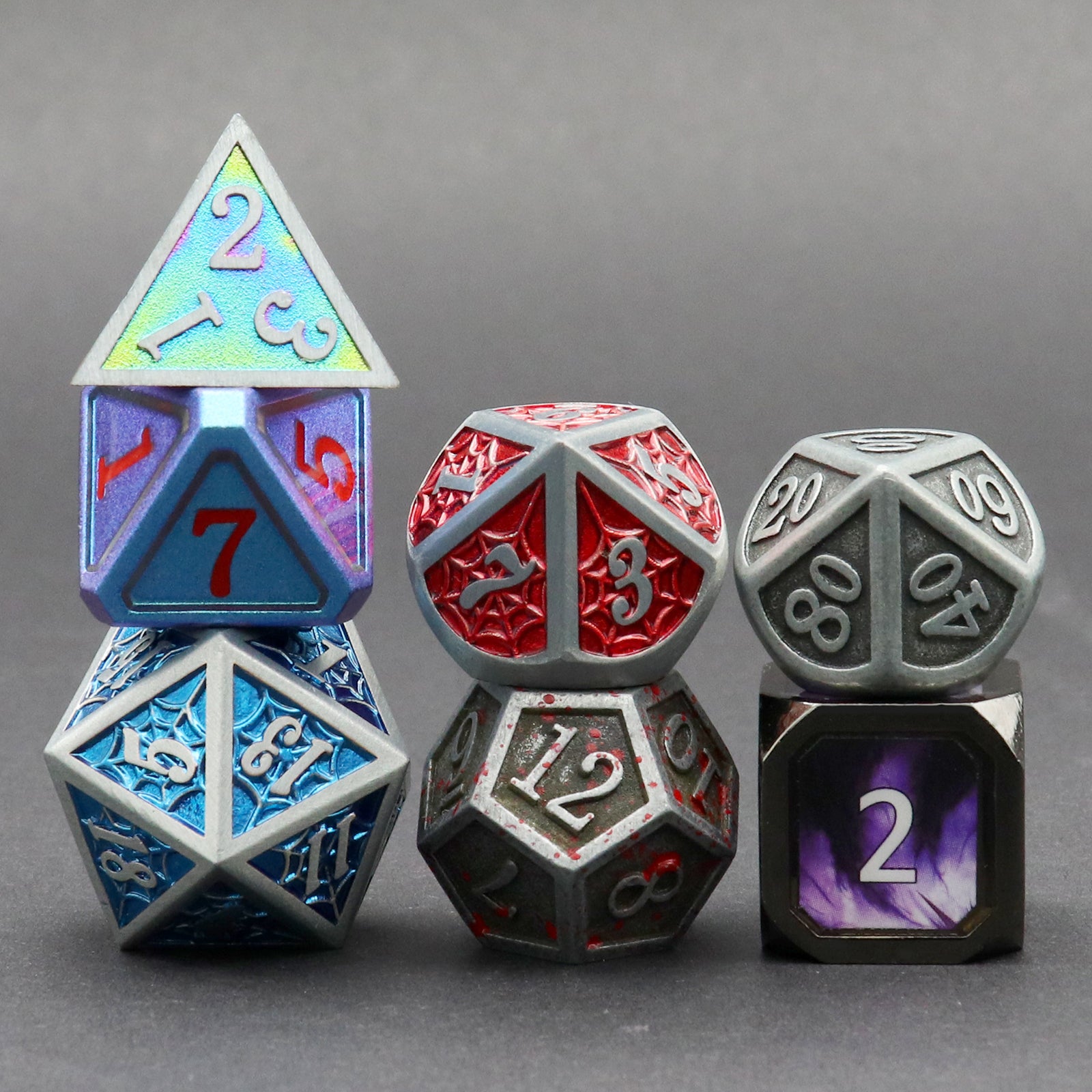 METAL Mystery Dice-Assorted Random DND Dice Set