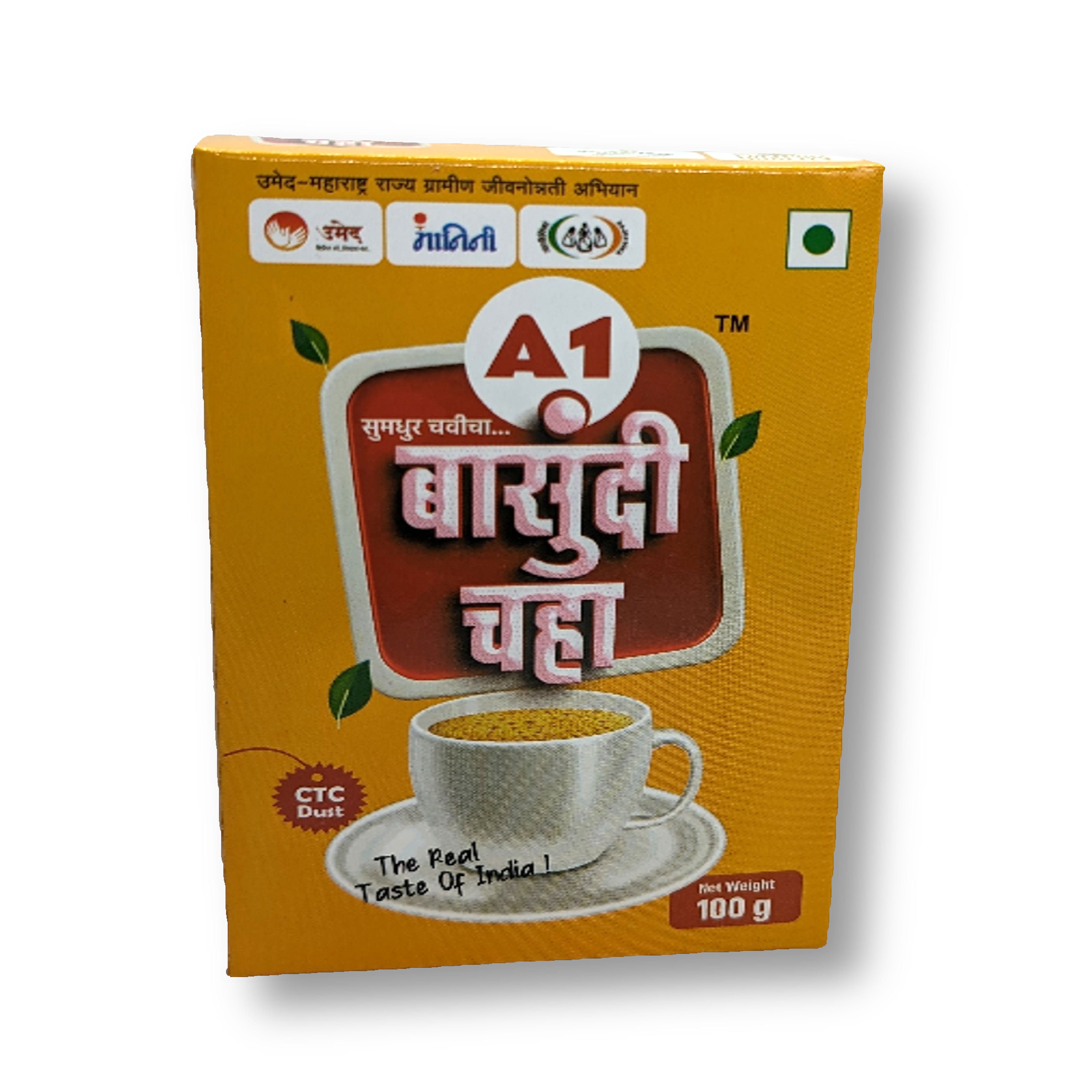 A1 BASUNDI TEA Basundi Natural Flavoured Tea Powder, No Artificial Colour, 100 gms (90 cups)