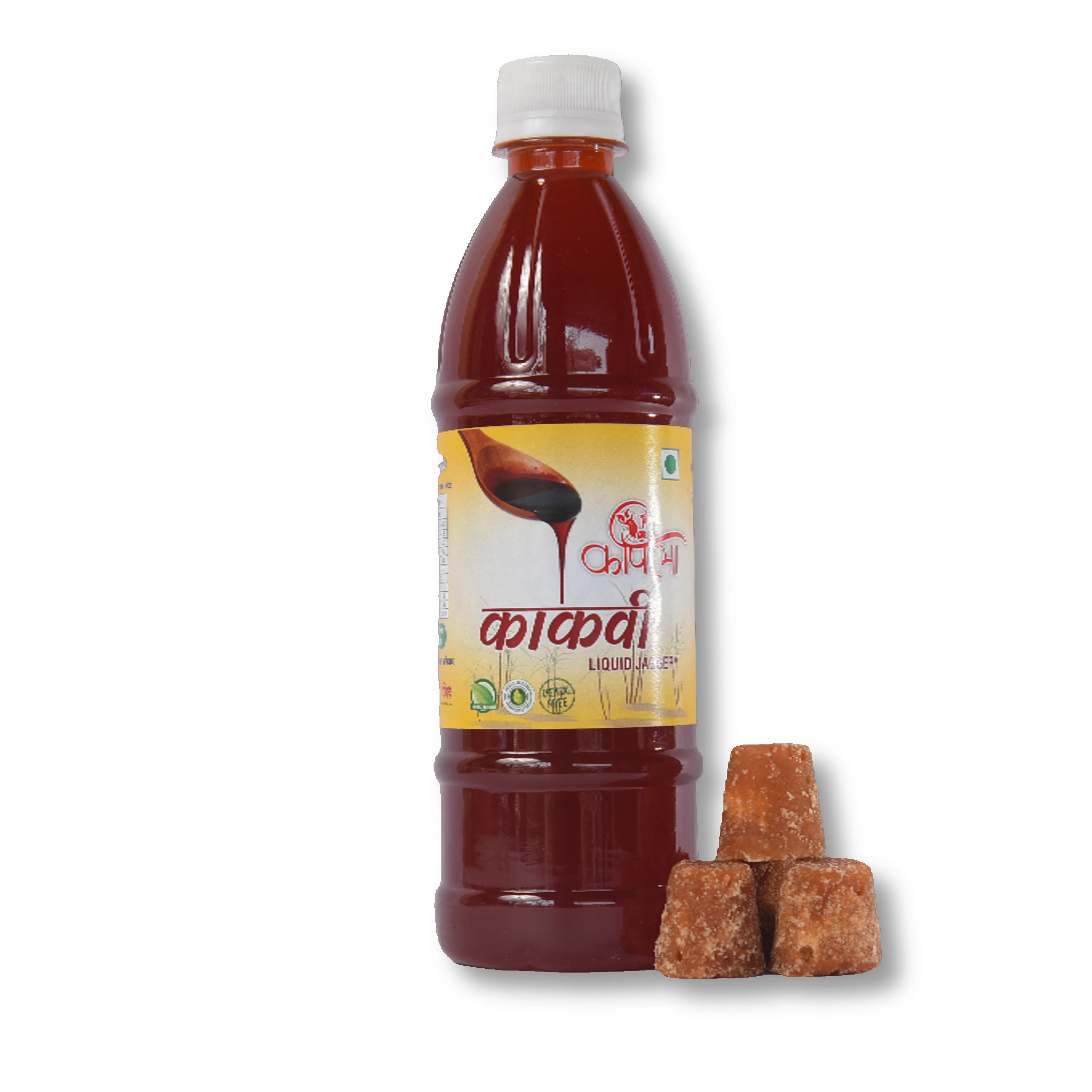 KAPILA Pure Deshi Gul Kakavi (Pure Liquid Jaggery), Natural, Chemical Free, 500ml Bottle