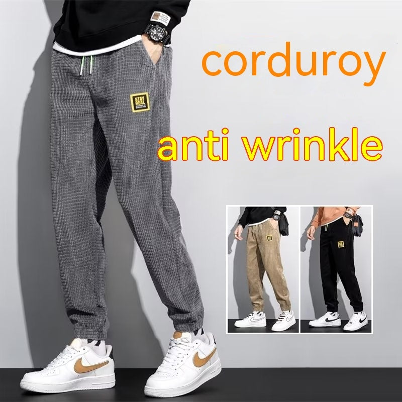 Corn Corduroy Casual Pants Men