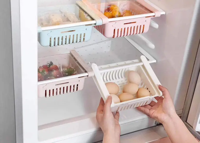 FRIDGE BASKET - ADJUSTABLE FRIDGE BASKET - UNIQUE DESIGN