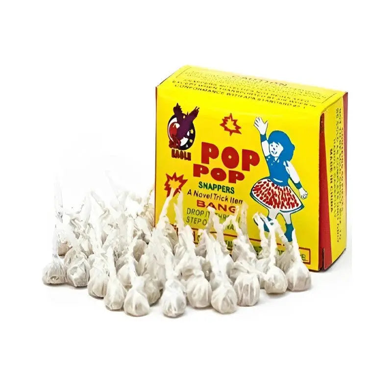 50 PCS Sparkling Pop Firecrackers for Kids
