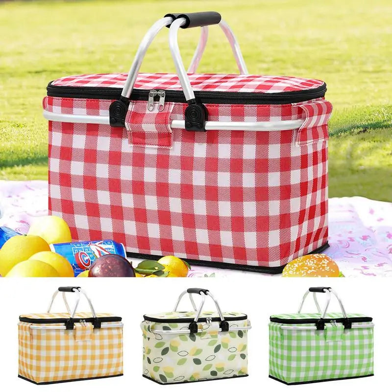 picnic basket Lunch Bag Beach Basket Cooler Bag