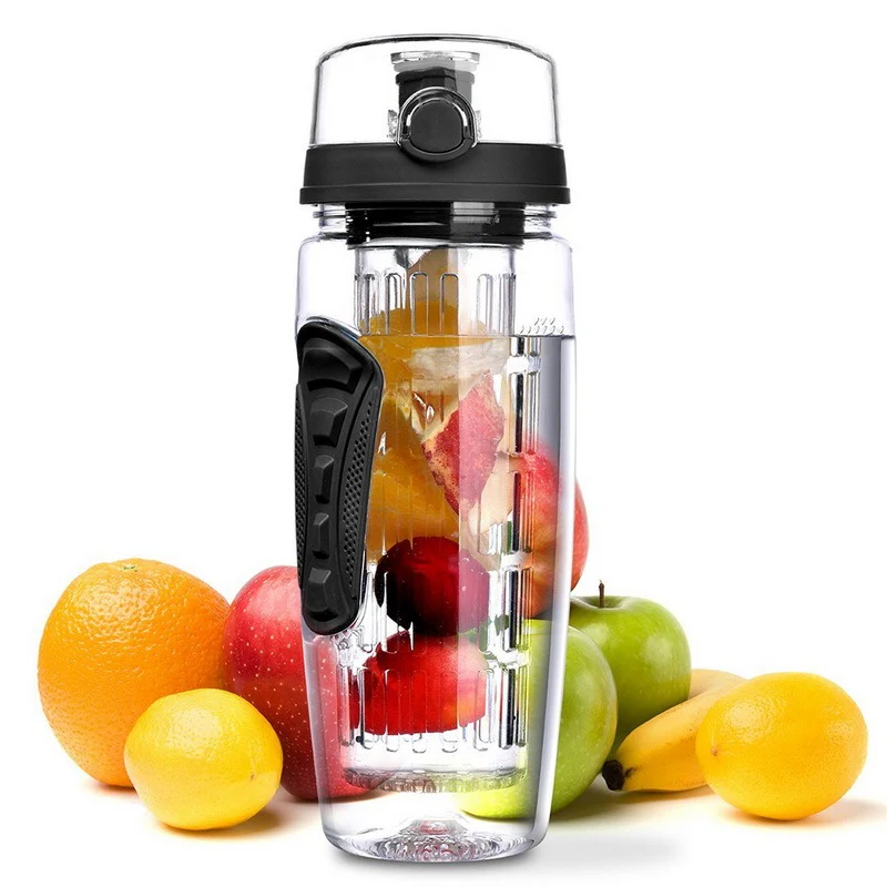 HydroFruition: 32oz Fruit-Infused Hydration Water Bottle