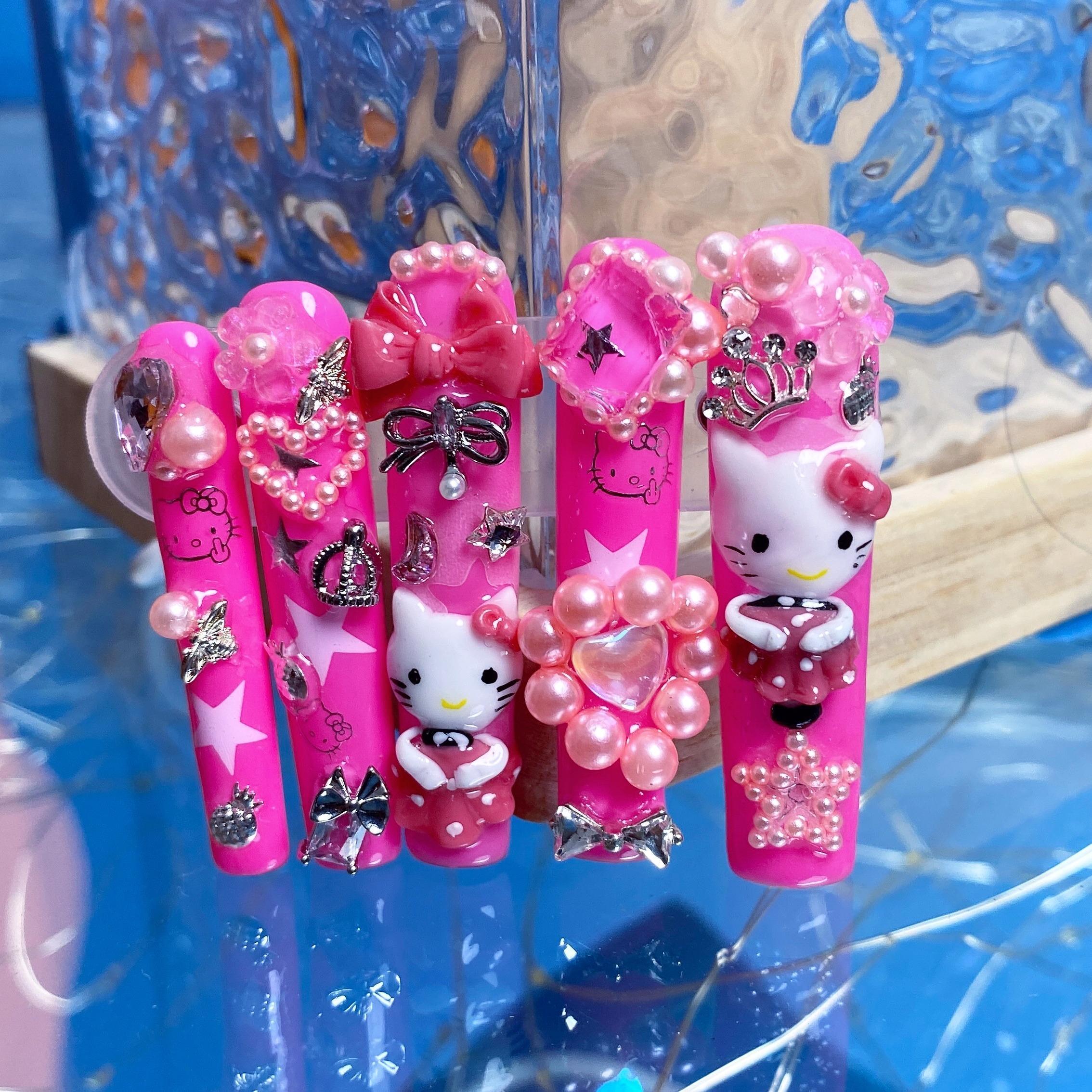 Pink KT carved pattern-【FA004M】